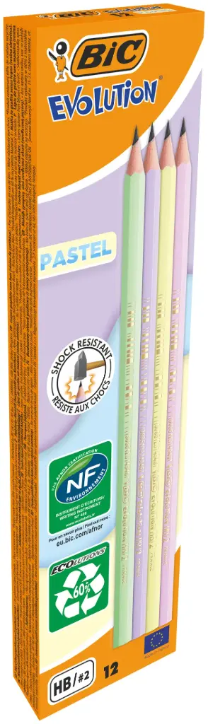 BIC Evolution HB Pastel x12