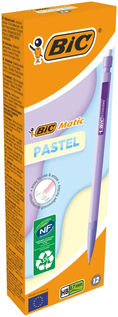 BIC Matic Pastel Porte-mines x12