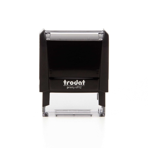4912 trodat® Printy™ 4.0 tampon texte (noir), encrage noir (4 lignes)