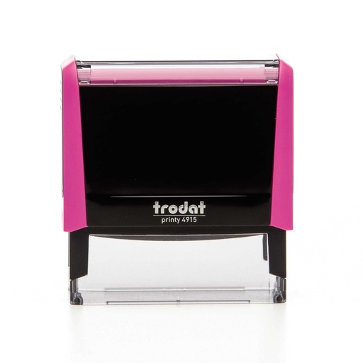 4915 trodat® Printy™ 4.0 tampon texte (mauve), encrage noir (6 lignes)
