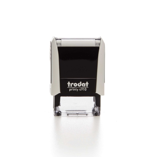 4910 trodat® Printy™ 4.0 tekststempel (wit), afdrukkleur zwart (2 regels)