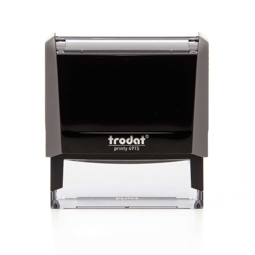 4915 trodat® Printy™ 4.0 tampon texte (gris), encrage noir (6 lignes)