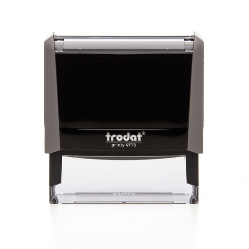 4915 trodat® Printy™ 4.0 tekststempel (grijs), afdrukkleur zwart (6 regels)