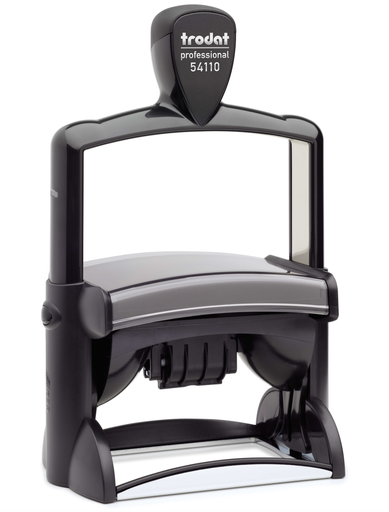54110 trodat® Professional™ dateur Français avec texte, encrage noir (5 + 5 lignes)