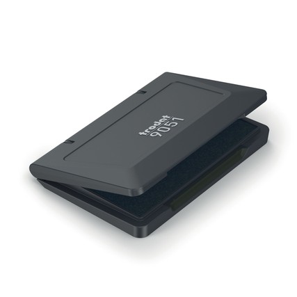 9051 trodat® encrier en plastique, noir, 9 x 5 cm