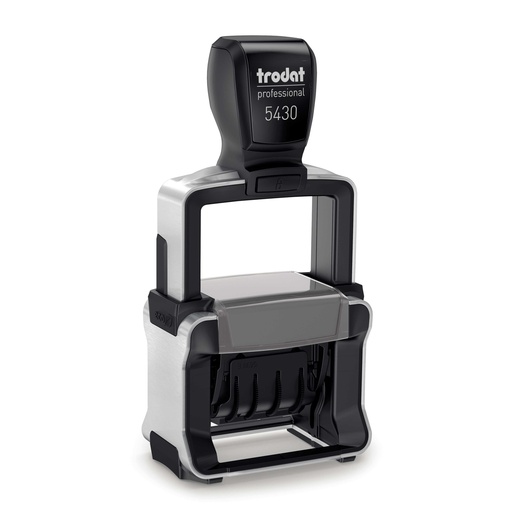 5430 trodat® Professional™ 4.0 dateur Anglais avec texte, encrage noir (1 + 1 ligne)