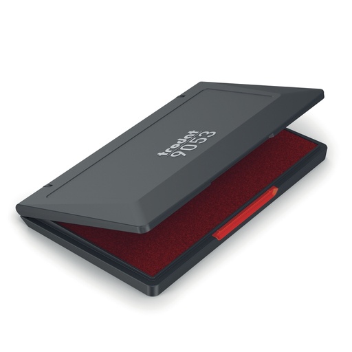 9053 trodat® encrier en plastique, rouge, 16 x 9 cm