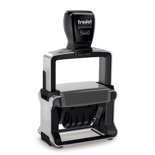 5460 trodat® Professional™ 4.0 dateur Français avec texte, encrage noir (3 + 3 lignes)
