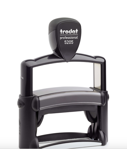 5205 trodat® Professional™ text stamp, ink pad black (6 lines)