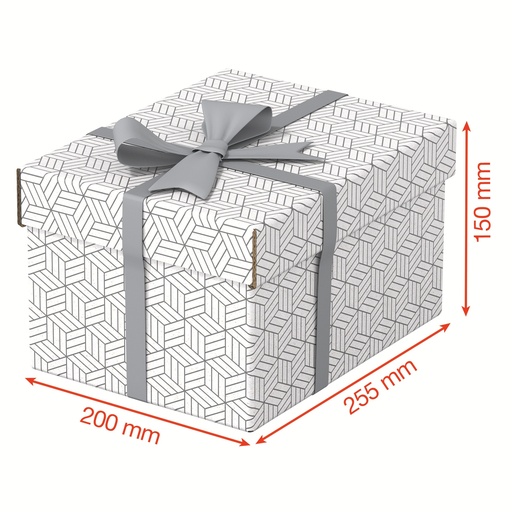 Boîte de rangement/cadeau pour la maison Esselte, petit format, lot de 3