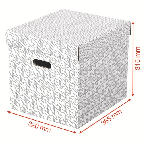 Boîte de rangement pour la maison Esselte, format medium, lot de 3
