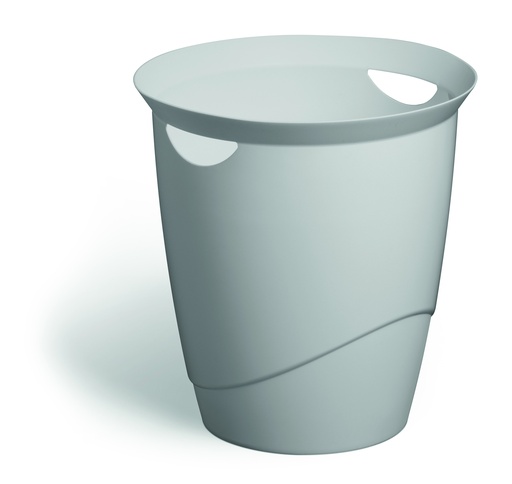 Afvalbak ECO 16L rond grijs
