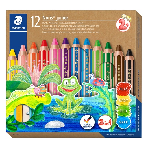 Staedtler Noris junior 140 - 3 in 1 kids' colouring pencil