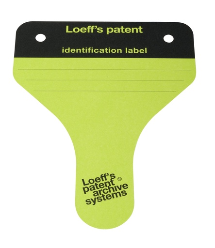 Loeffs ETIQUETTES D´ARCHIVAGE VERTES 100 PK