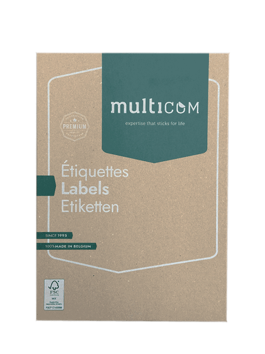 100 x Etiquettes Multicom