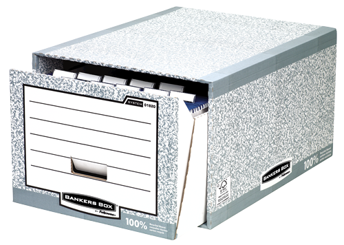 Bankers Box® System tiroir de rangement folio gris