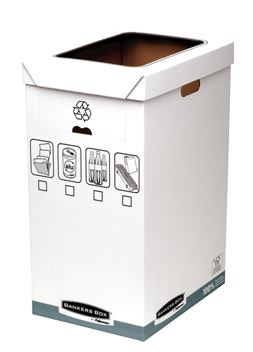 Bankers Box® System poubelle de tri sélectif gris