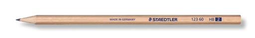 STAEDTLER Ongelakt potlood 123 60 zwart