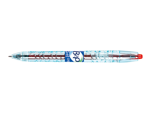 B2P Roller encre gel rouge pointe fine