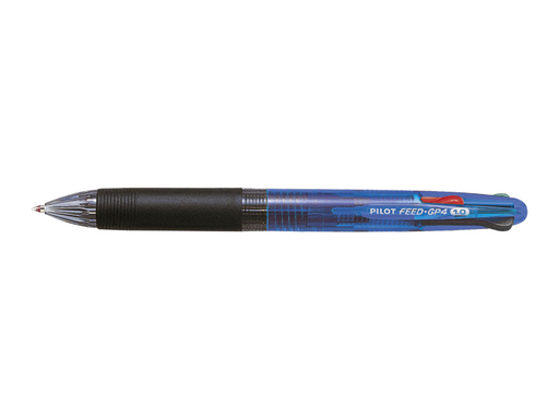 Begreen Feed GP4 stylo bille 4 couleurs bleu design pointe medium