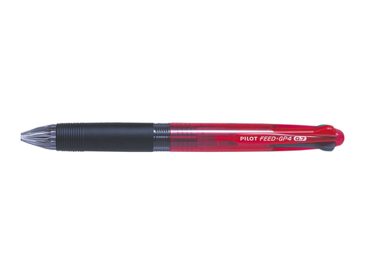 Begreen Feed GP4 stylo bille 4 couleurs rouge design pointe medium