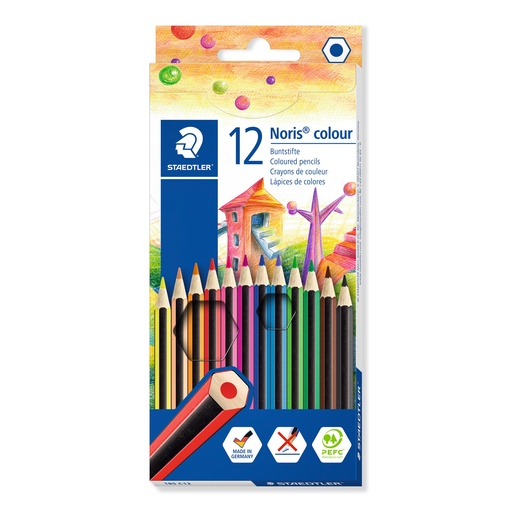 STAEDTLER Noris Colour Kleurpotlood set 12 potloden