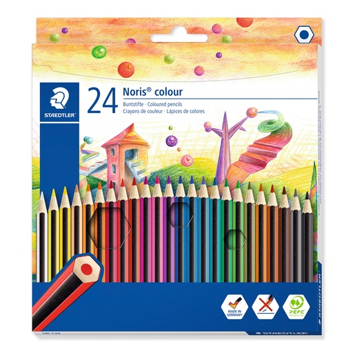 STAEDTLER Noris Colour Kleurpotlood set 24 potloden