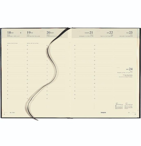 Bureau agenda Concorde weekoverzicht, chamois papier