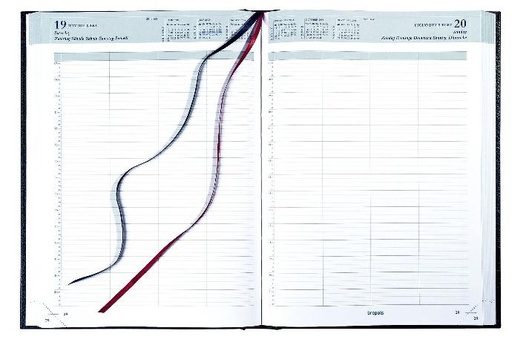 Office diary Bremax 1, one day a page, white paper