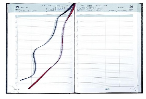 Office diary Bremax 1, one day a page, white paper