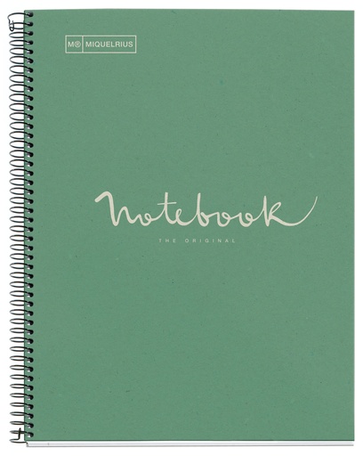 Notitieboek A4 80 bladen ECO EMOTION MINT