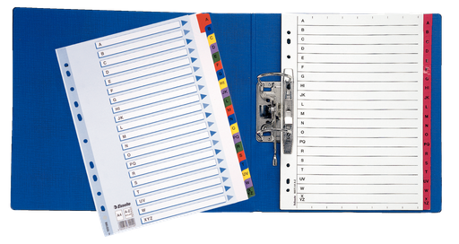 Esselte index A4 karton A-Z tabs