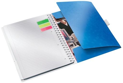 Leitz WOW Notebook Be Mobile A4 ruled wirebound with PP cover