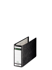 Classeurs en carton noir marbré Leitz 180° A5 oblong