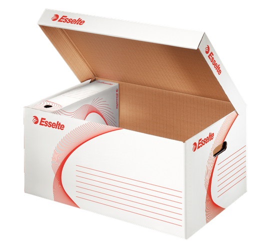 Boîte de rangement et de transport standard blanc/rouge Esselte