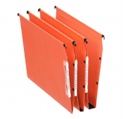 Dossier suspendu latéral orange Esselte Orgarex Dual fond 15 mm
