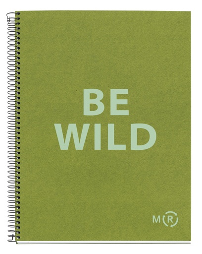 NOTEBOOK A4 120 SHEETS BE ECO OLIVE