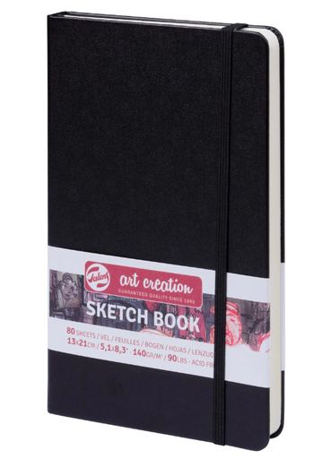 Talens Art Creation sketchbook black 13 x 21 cm 140gr