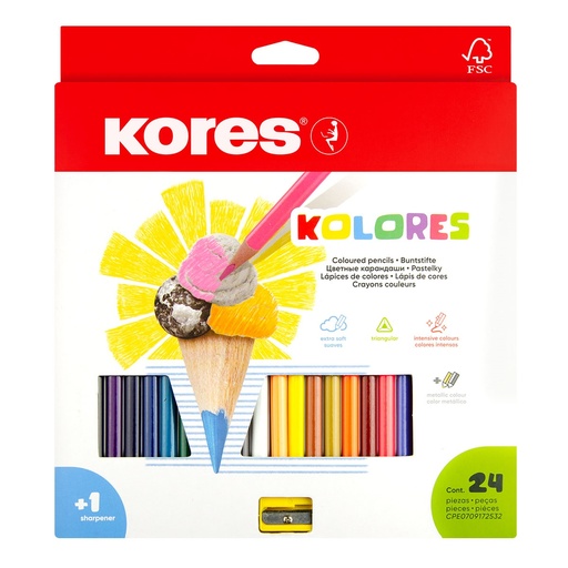 Kores Kolores 24 kleurpotloden