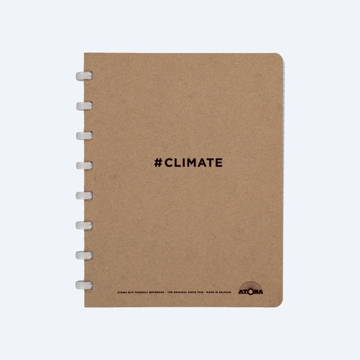 Cahier Atoma A5 5mm quadrillé 72feuilles Climate