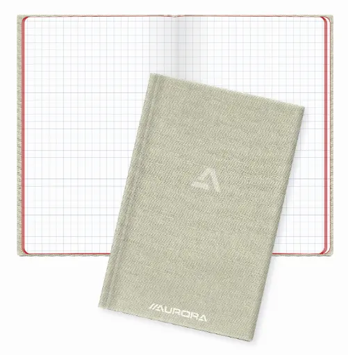 [5411028040322] CARNET TOILE GRISE 192P Q5X5