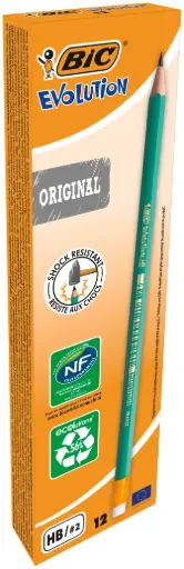 [8803323] BIC Evolution Crayons à Papier x12