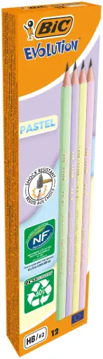 [518307] BIC Evolution HB Pastel x12